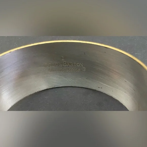 Vintage Reed & Barton Cuff Bracelet - Picture 7 of 10